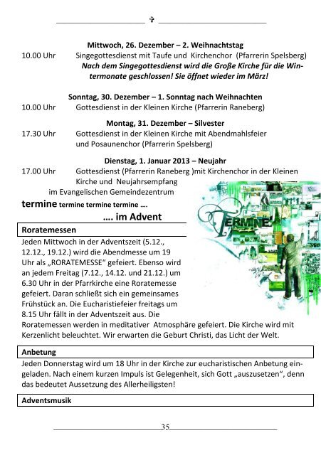 Pfarrbrief Weihnachten 1994 - Start - Katholisch in Steinfurt