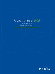 Rapport annuel 2009 - Dexia Crédit Local