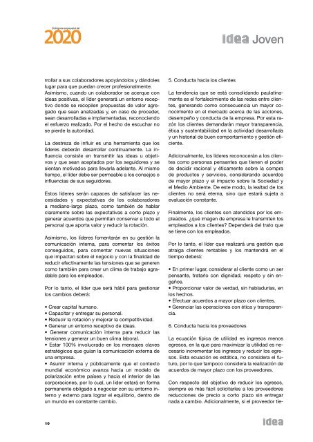 Documento 2011 El Dirigente Empresarial del 2020 - IDEA