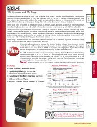 Isocal-6 936 Hyperion and 934 Drago Data Sheet PDF - Instrumart