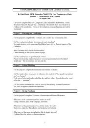 Table Topics Evaluation Form