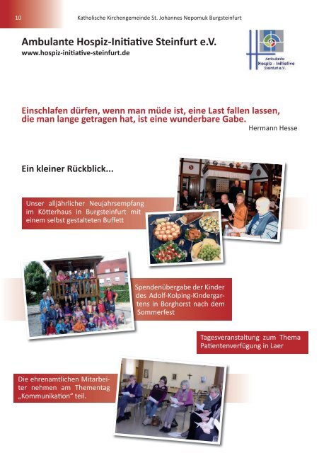 Aktueller Pfarrbrief - Start - Katholisch in Steinfurt