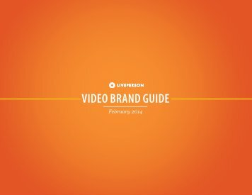 VIDEO BRAND GUIDE