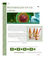 Microbiology of ice cream