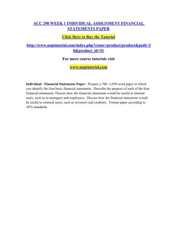financial statements paper acc 290 Acc 561 financial statement analysis paper question 122 if a division manager's compensation is based upon the division's net income, the. financial statements paper acc 290 Acc 561 financial statement analysis paper question 122 if a division manager's compensation is based upon the division's net income, the.