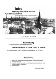 INFO20-2006 - Arbeitsgemeinschaft Essener Geschichtsinitiativen