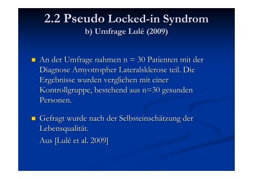 1.1 Historisches zum Locked-in Syndrom - LIS · Locked-In-Syndrom ...