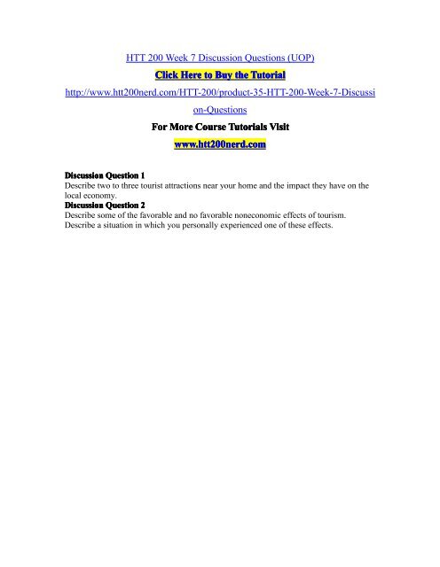 Htt 200 Week 7 Discussion Questions Uop Htt200nerddotcom Htt 200 Week 7 Discussion Questions Uop Htt200nerddotcom
