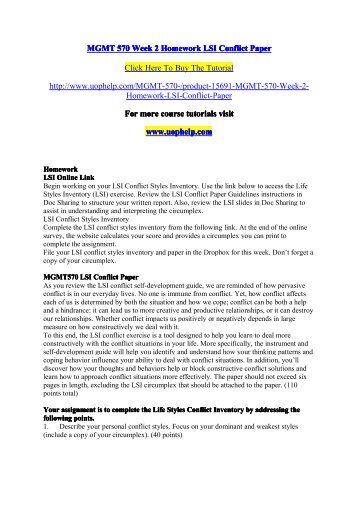lsi paper A copy of your circumplex mgmt570 lsi conflict paper as you review the lsi conflict selfdevelopment guide, we are reminded of how pervasive conflict is in our everyday lives. lsi paper A copy of your circumplex mgmt570 lsi conflict paper as you review the lsi conflict selfdevelopment guide, we are reminded of how pervasive conflict is in our everyday lives.
