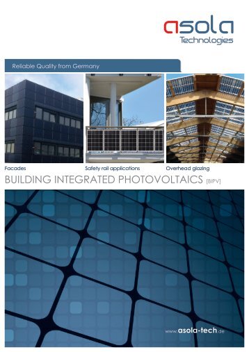 BUILDING INTEGRATED PHOTOVOLTAICS