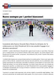 Nuovo sostegno per i portieri bianconeri (Tio.ch, 12/2013)