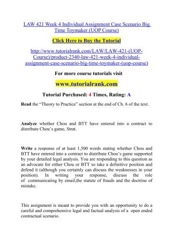 law 421 week 3 individual assignment Law 421 week 5 individual assignment article review law 421 week 5 individual assignment article review resource: article review format guide located on the student. law 421 week 3 individual assignment Law 421 week 5 individual assignment article review law 421 week 5 individual assignment article review resource: article review format guide located on the student.