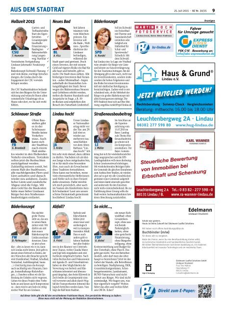 25.07.2015 Lindauer Bürgerzeitung