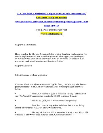 acc 206 week 6 homework chapter Acc 206 week 2 assignment chapter two and three problems http wwwhomework-bankcom downloads acc-206-week-2-assignment-chapter-two-three-problems for any. acc 206 week 6 homework chapter Acc 206 week 2 assignment chapter two and three problems http wwwhomework-bankcom downloads acc-206-week-2-assignment-chapter-two-three-problems for any.