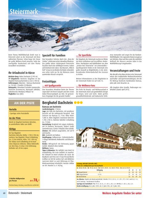 ITS BILLA REISEN - Best of Wintersport & Wellness 2015/16