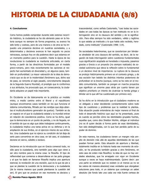 REVISTA PESCA AGOSTO 2015