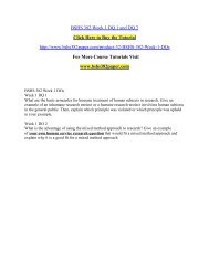 BSHS 382 Week 1 DQ 1 and DQ 2/ bshs382paperdotcom 