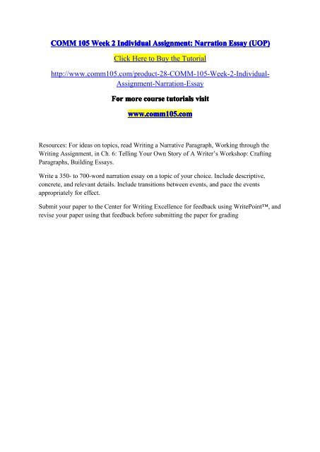 Persuasive Essay Uniforms Harvard Style Essay also Examples Of Argumentative Essays For Kids Comm Week Individual Assignment Narration Essay Uop Essay Writing Examples For High School