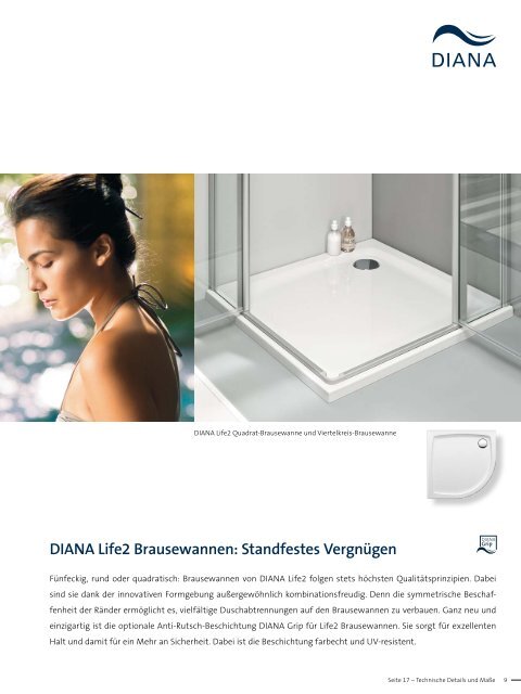 DIAnA Plus Brausewannen - SANITÄR-HEINZE-GRUPPE | Alle ...