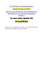 ACC 340 Week 1 Discussion Question 1-acc340dotcom