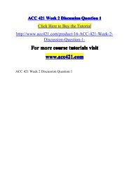 ACC 421 Week 2 Discussion Question 1-acc421dotcom