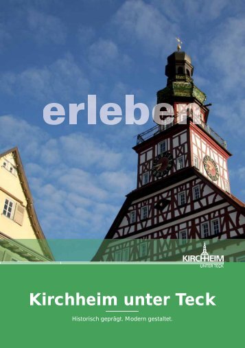 Imagebroschüre Tourismus Kirchheim