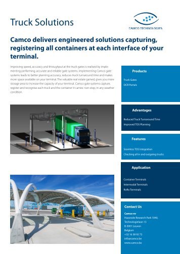 Brochure Truck OCR Solutions