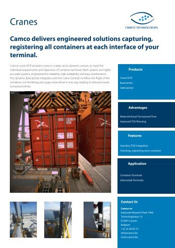 Brochure Crane OCR Solutions