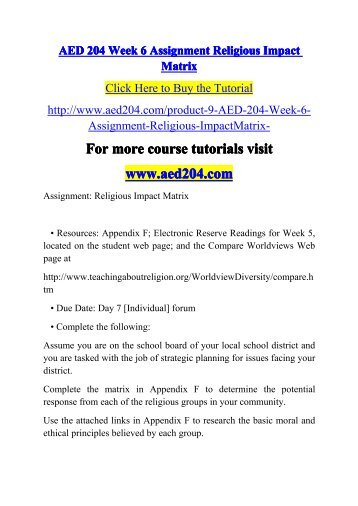 Aed Assignment Two