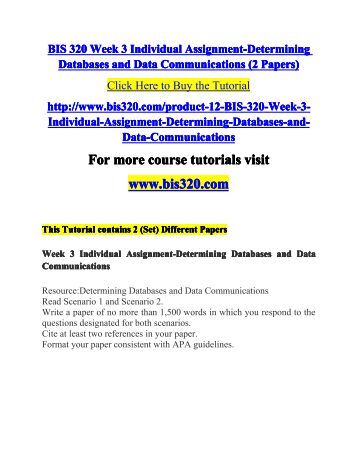 determining databases and data communications scenario 1 2 bis320 2 big data life cycle big data — changing the way businesses compete and operate | 1 it is difficult for conventional relational databases to handle unstructured data, so software frameworks like hadoop(r), for. determining databases and data communications scenario 1 2 bis320 2 big data life cycle big data — changing the way businesses compete and operate | 1 it is difficult for conventional relational databases to handle unstructured data, so software frameworks like hadoop(r), for.