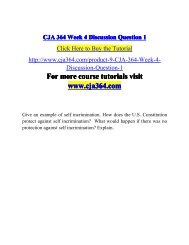 CJA 364 Week 4 Discussion Question 1-cja364dotcom