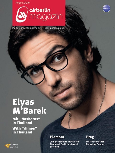 August 15 Airberlin Magazin Elyas M Barek