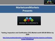 Testing, Inspection and Certification (TIC) Market by Application