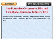 Saudi Arabian Governance, Risk and Compliance Insurance Industry 2015