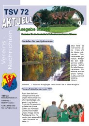 Ausgabe 3/2008 - TSV 72 Kleinschwarzenlohe