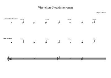 Viertelton-Notationssystem