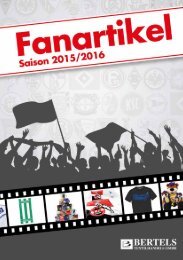Bertels Fanartikel Katalog 2015-2016