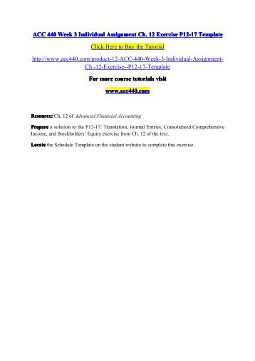 Acc 547 Problem Set Week 5 College Paper Sample