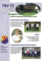 Ausgabe 1 - 2008 - TSV 72 Kleinschwarzenlohe