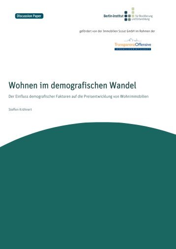 Wohnen im demografischen Wandel