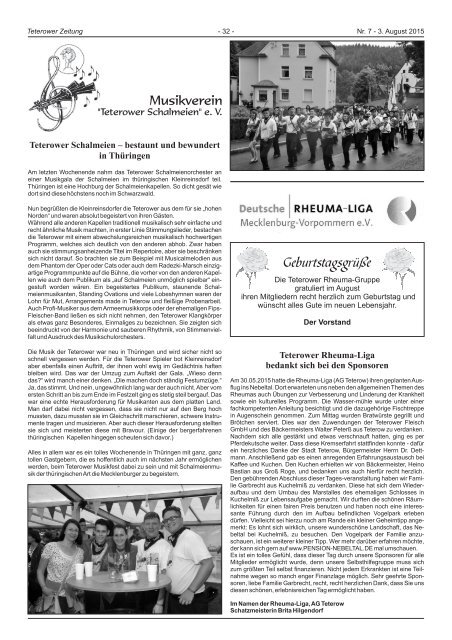 Teterower Zeitung 08.2015