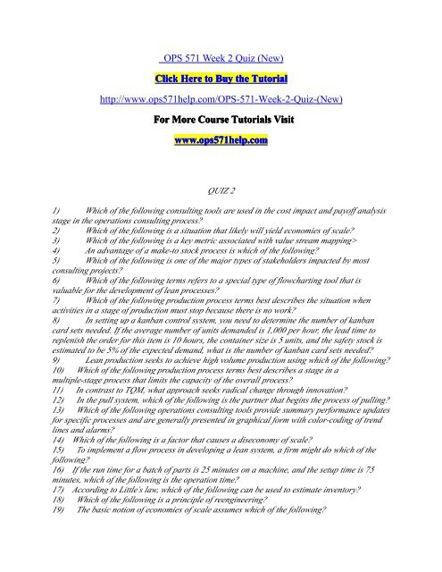 OPS 571 Week 2 Quiz (New).pdf