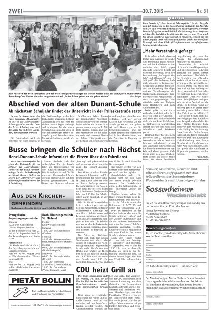 Sossenheimer Wochenblatt