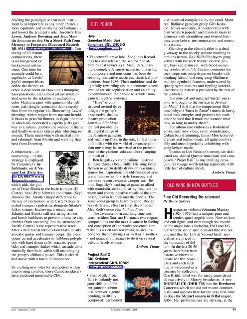 Volume 15 Issue  10 - July/August 2010