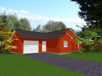 Maison en bois Modele Sophia