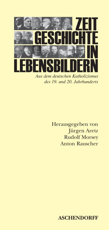 Zeitgeschichte in Lebensbildern - Aschendorff