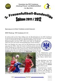 24. Mai 2012 - TSV Crailsheim
