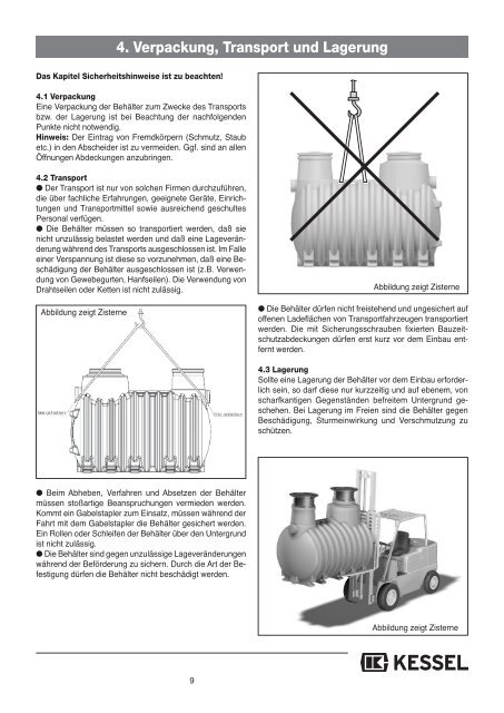 5. Einbau und Montage - Kessel