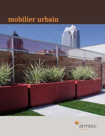 Brochure de Mobilier urbain - Armtec