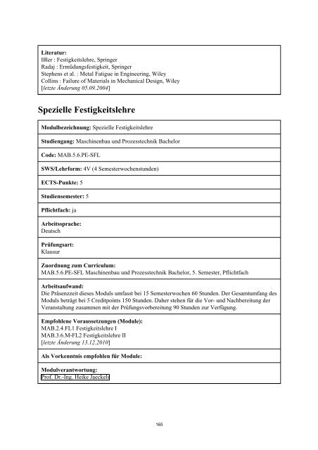 Modulhandbuch [PDF] - Prof. Dr.-Ing. Damian Weber